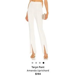 Amanda Uprichard Taryn Pants White